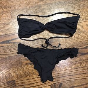 Black bikini XS